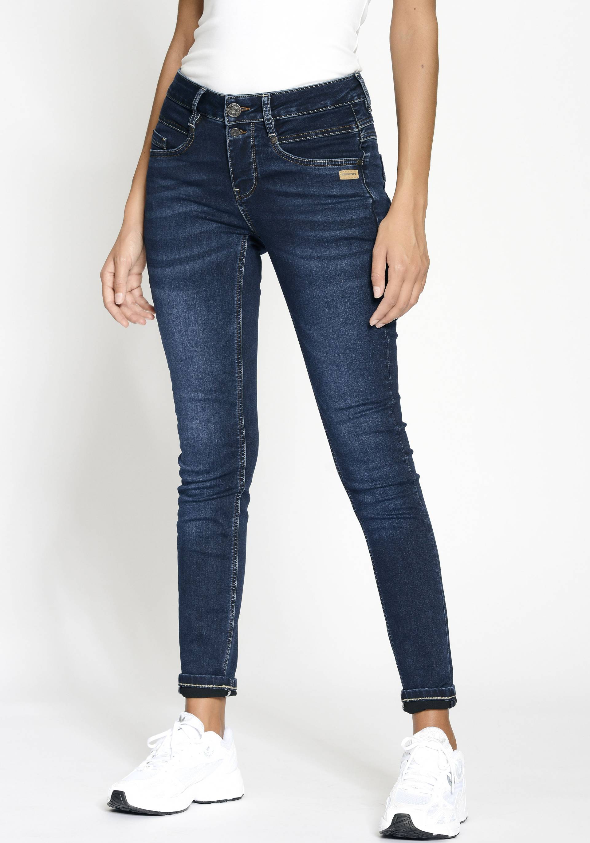 GANG Skinny-fit-Jeans »94MORA«, mit 3-Knopf-Verschluss und Passe vorne von GANG