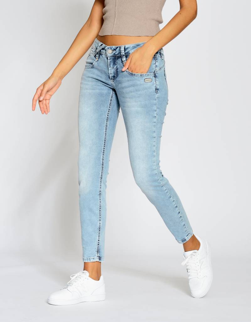 GANG Skinny-fit-Jeans »94NENA CROPPED«, aus besonders weicher Denim Qualität von GANG