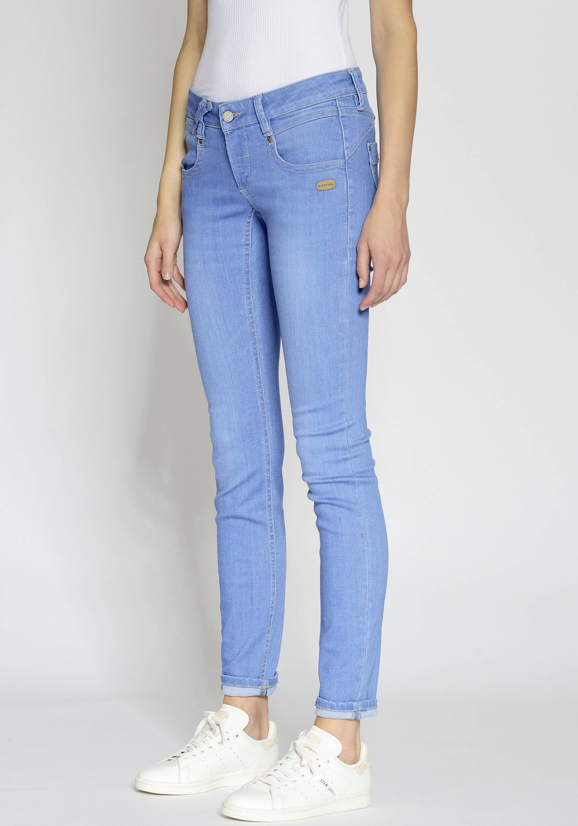 GANG Skinny-fit-Jeans »94NENA«, mit Used-Effekten von GANG