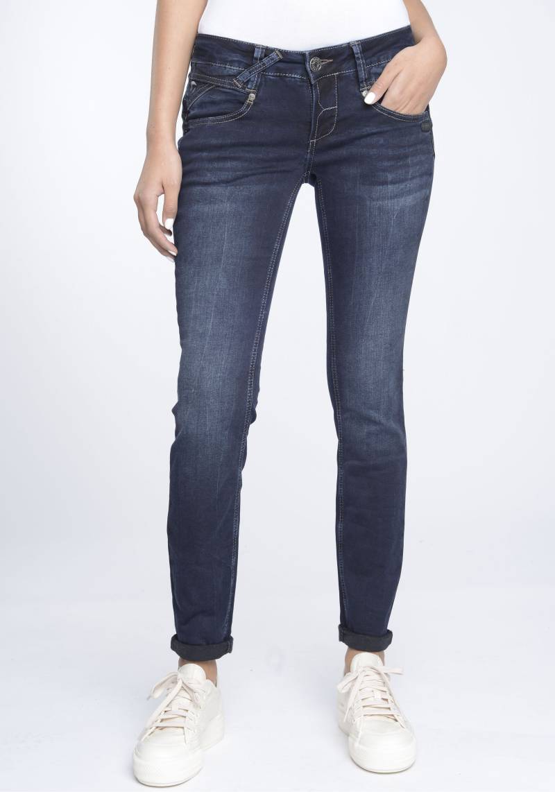 GANG Skinny-fit-Jeans »94NENA«, in authenischer Used-Waschung von GANG