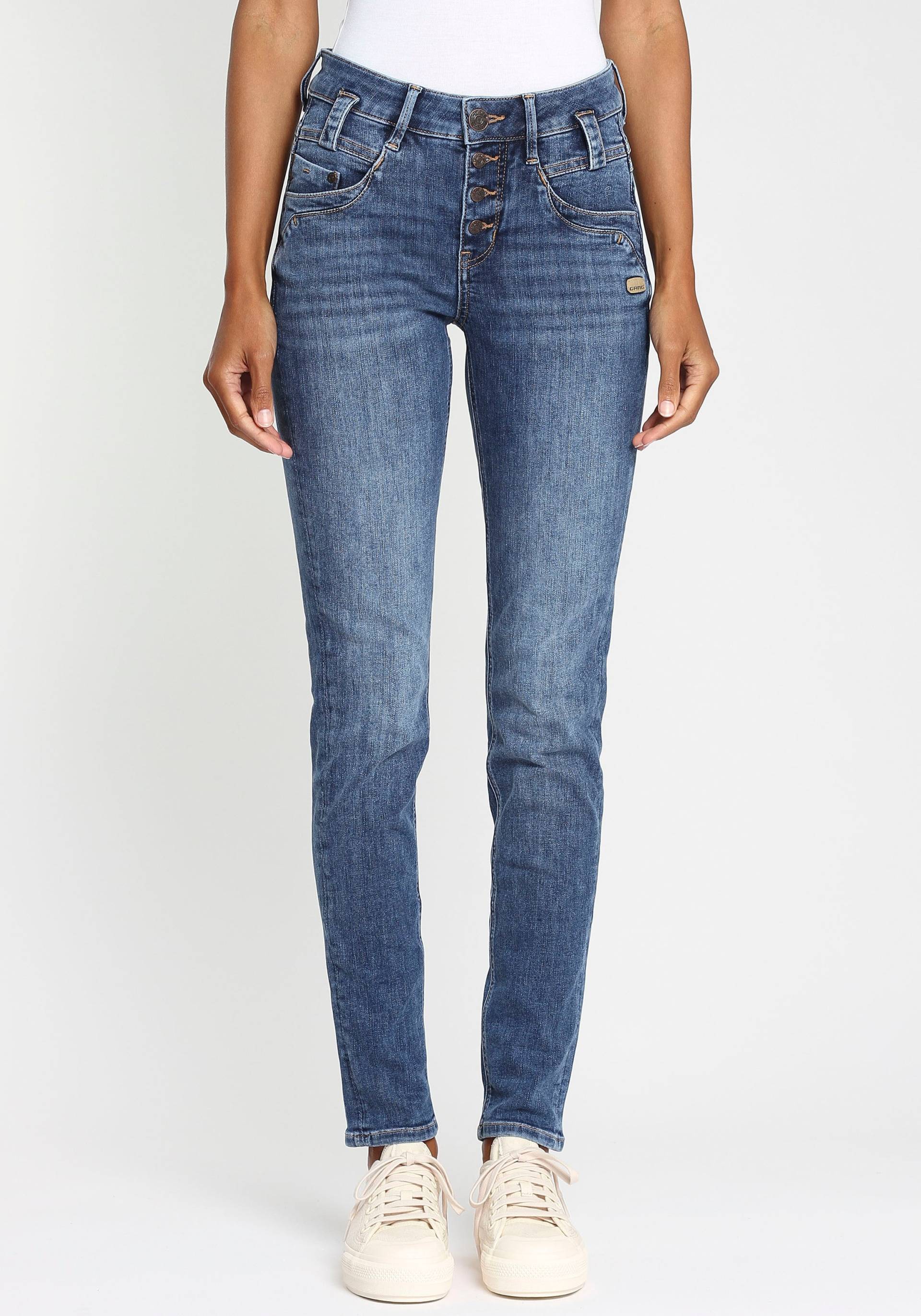 GANG Slim-fit-Jeans »94CARLI«, mit offener Knopfleiste GANG Slim-fit-Jeans »94CARLI«, mit offener Knopfleiste von GANG
