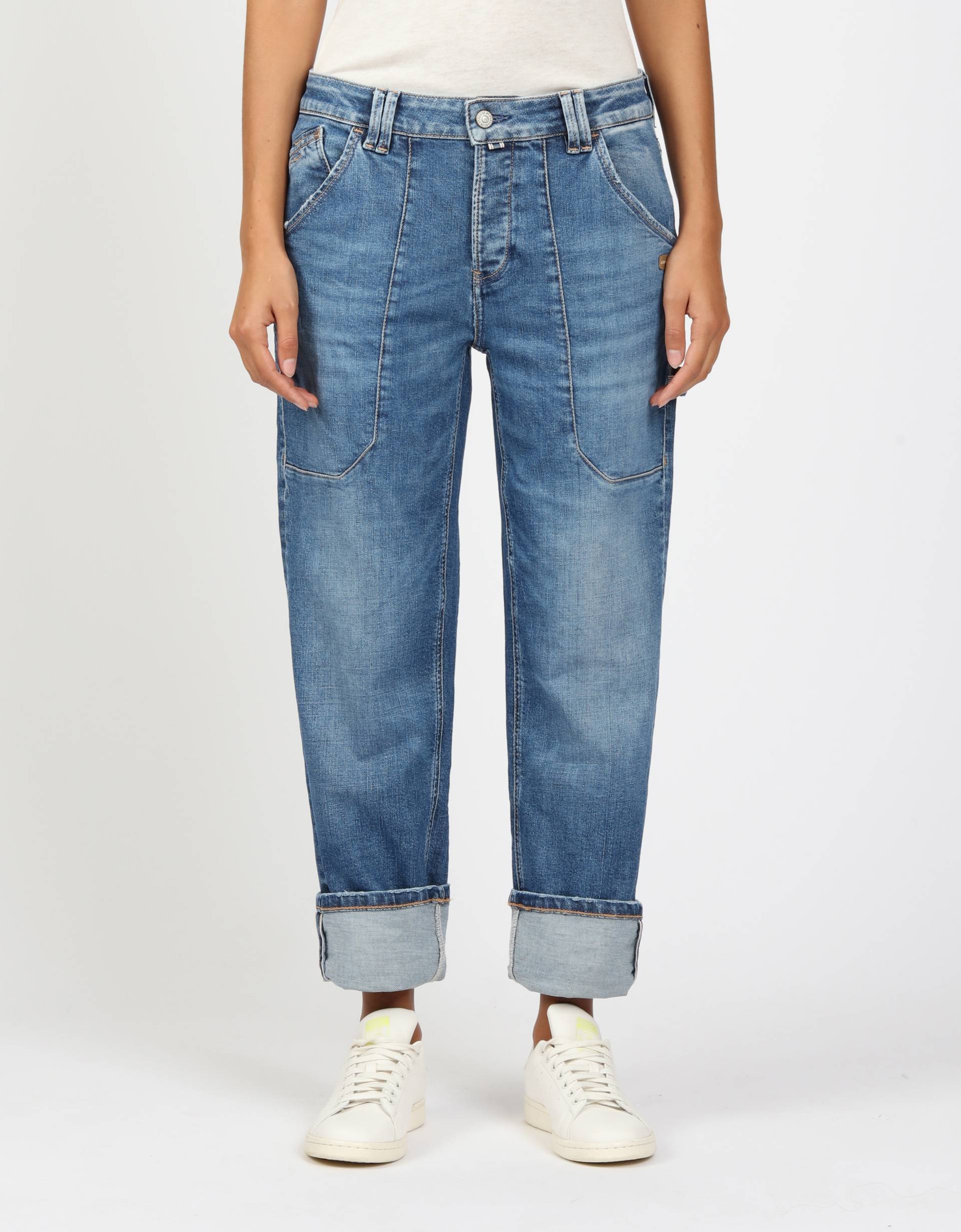 GANG Straight-Jeans »94THELMA WORKER«, mit aufgesetzten Taschen und typischen Workerdetails von GANG