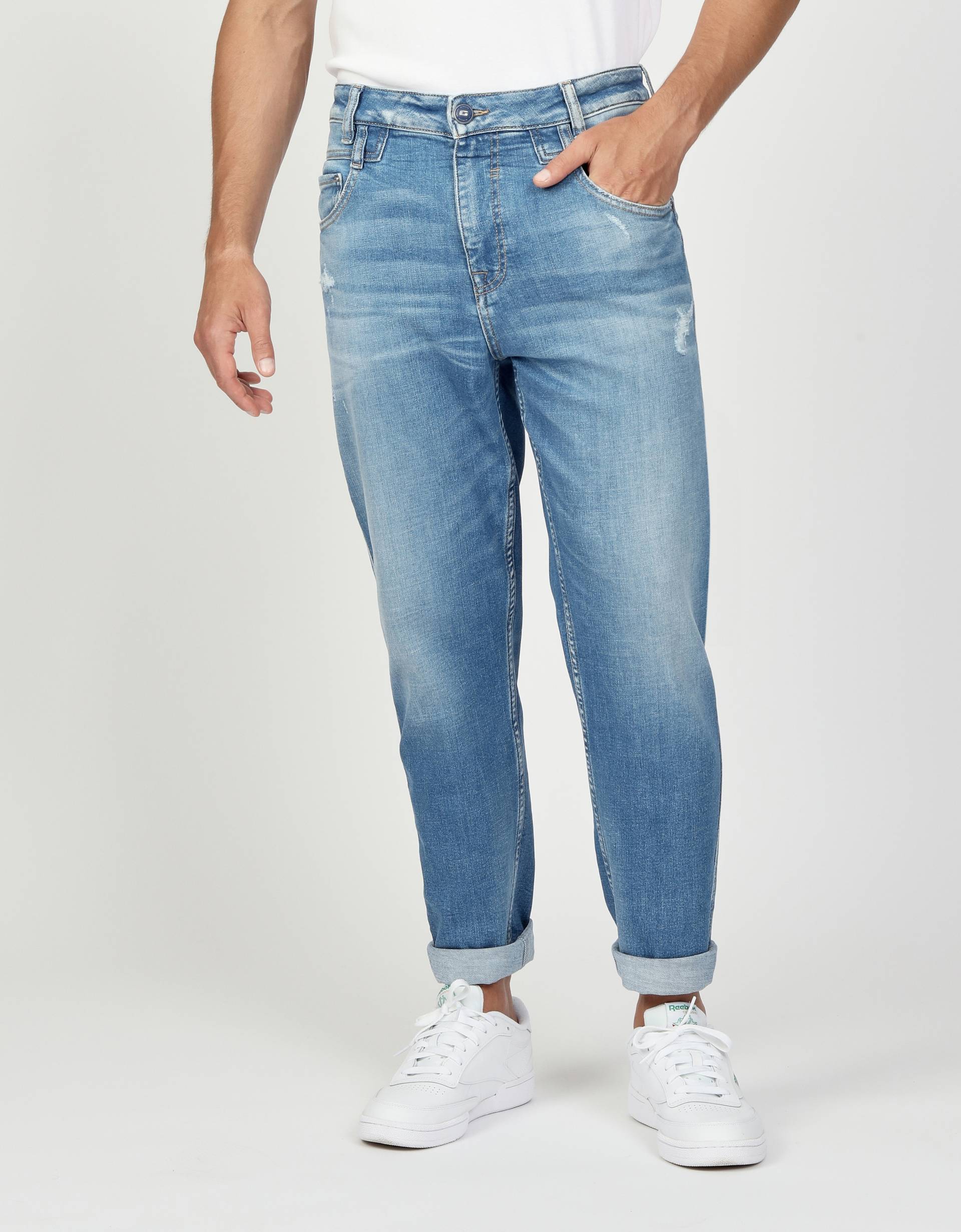 GANG Stretch-Jeans »94MARCO«, im relaxten 5-Pocket Style mit doppelter Gürtelschlaufe von GANG