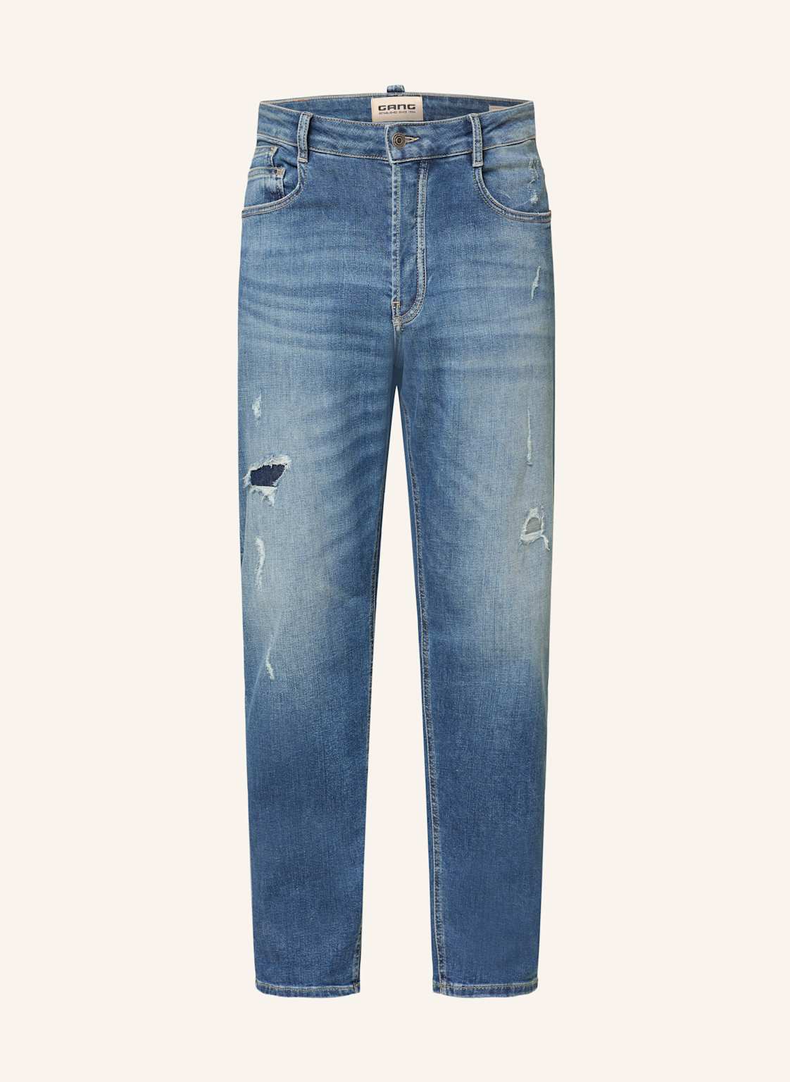 Gang Destroyed Jeans Regular Fit blau von GANG