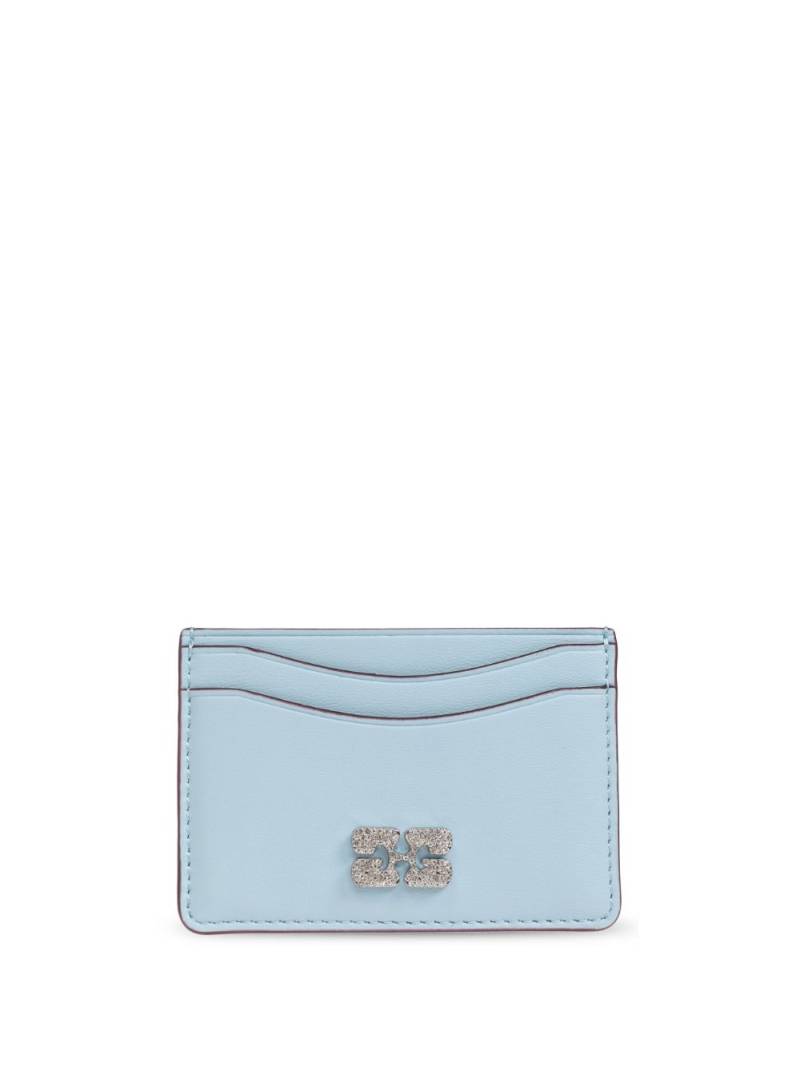 GANNI Bou cardholder - Blue von GANNI