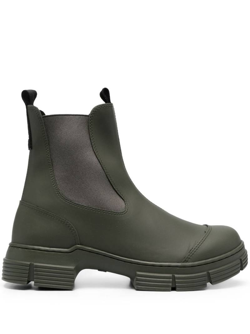 GANNI City ankle boots - Green von GANNI