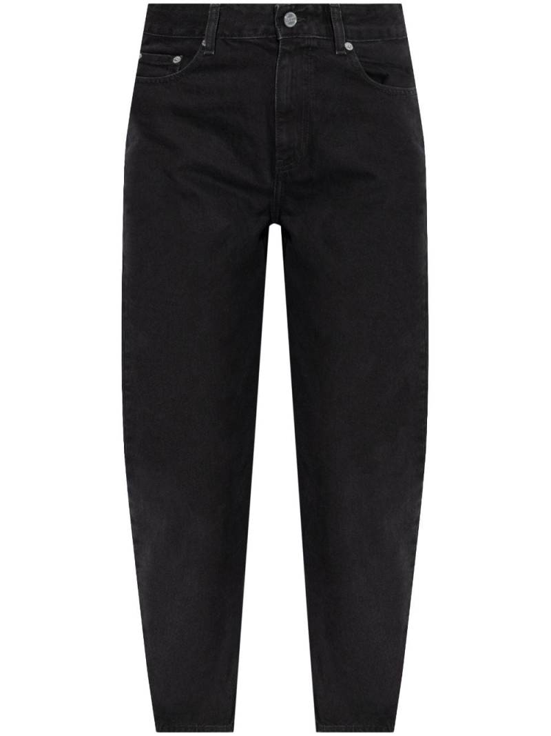 GANNI Cropped-leg jeans - Black von GANNI