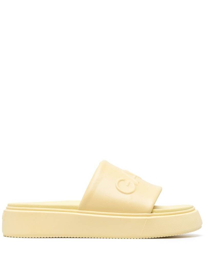 GANNI VEGEA� slide sandals - Neutrals von GANNI