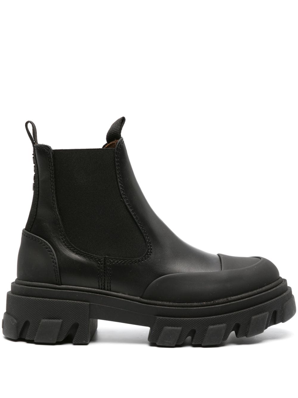 GANNI ankle Chelsea boots - Black von GANNI