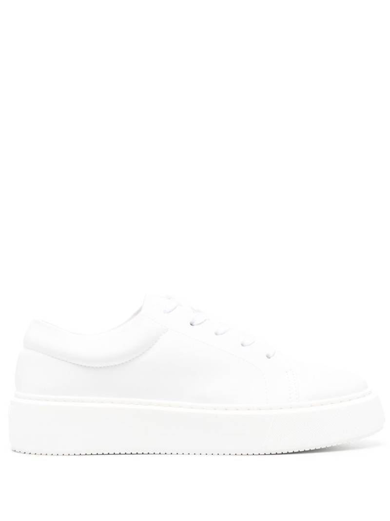 GANNI logo-patch low-top sneakers - White von GANNI