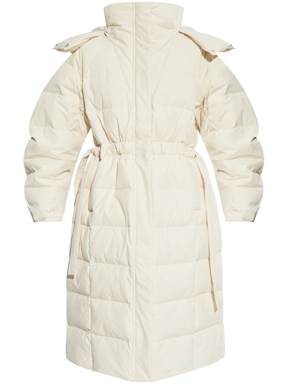 GANNI quilted puffer coat - Neutrals von GANNI