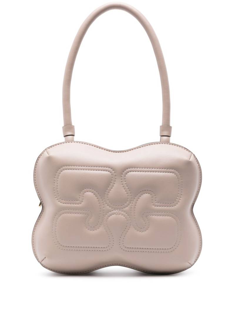 GANNI small Egret Butterfly shoulder bag - Neutrals von GANNI