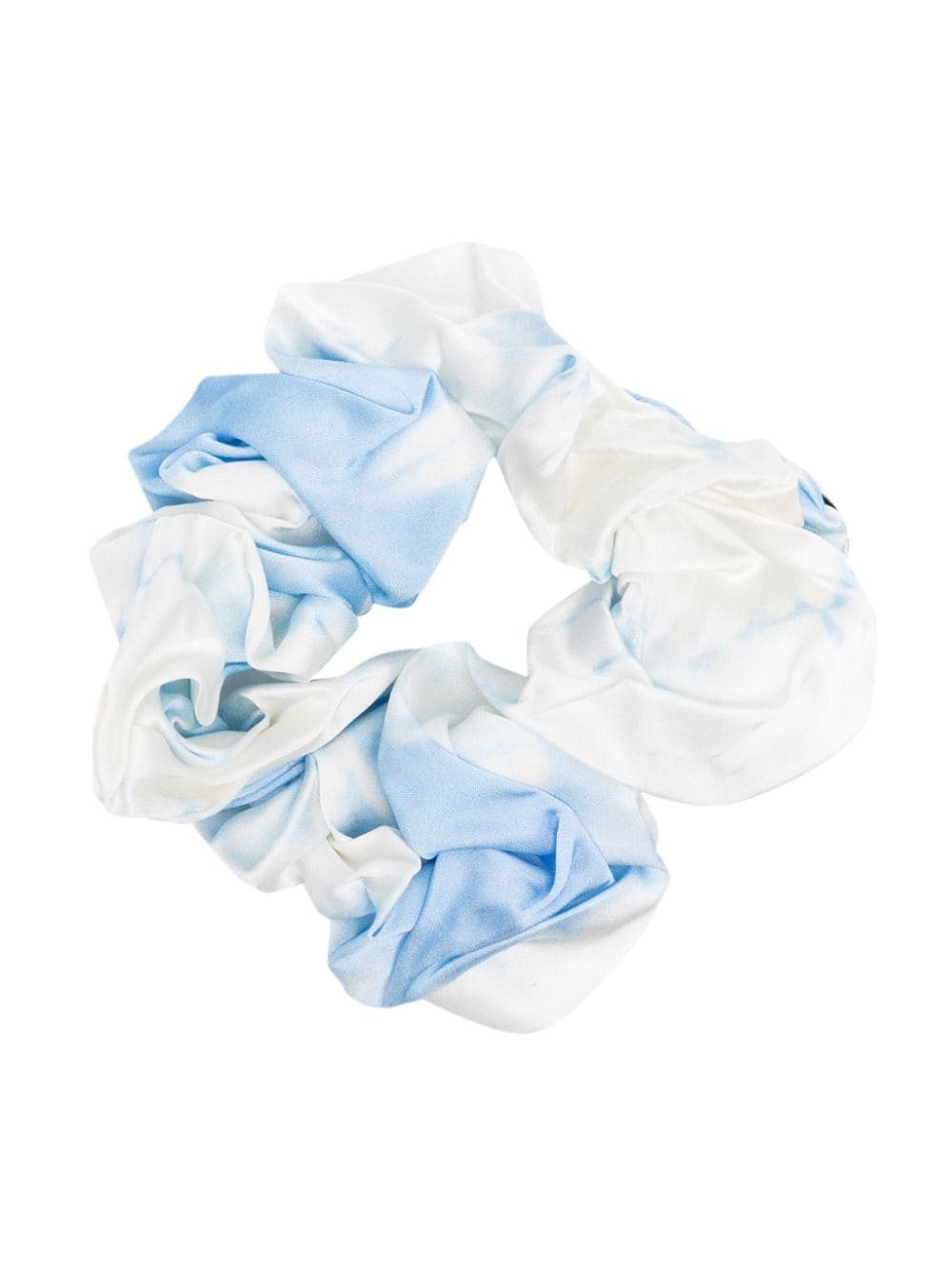 GANNI tie-dye print scrunchie - Blue von GANNI