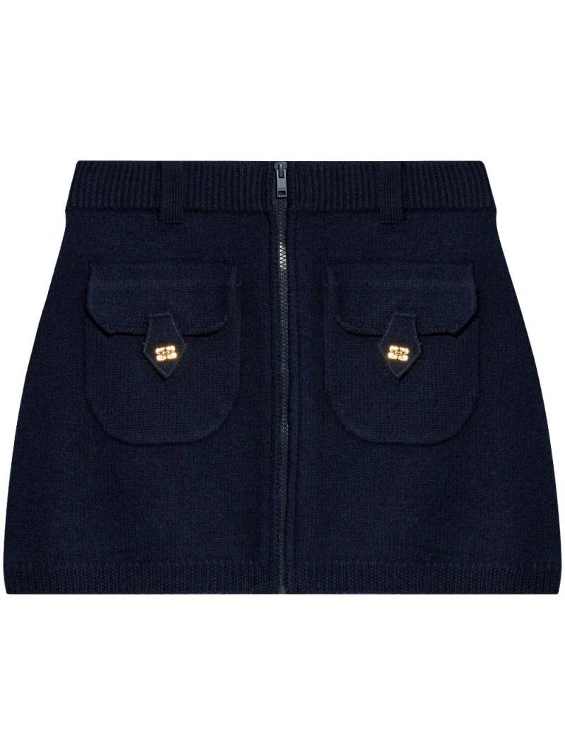 GANNI wool skirt - Blue von GANNI