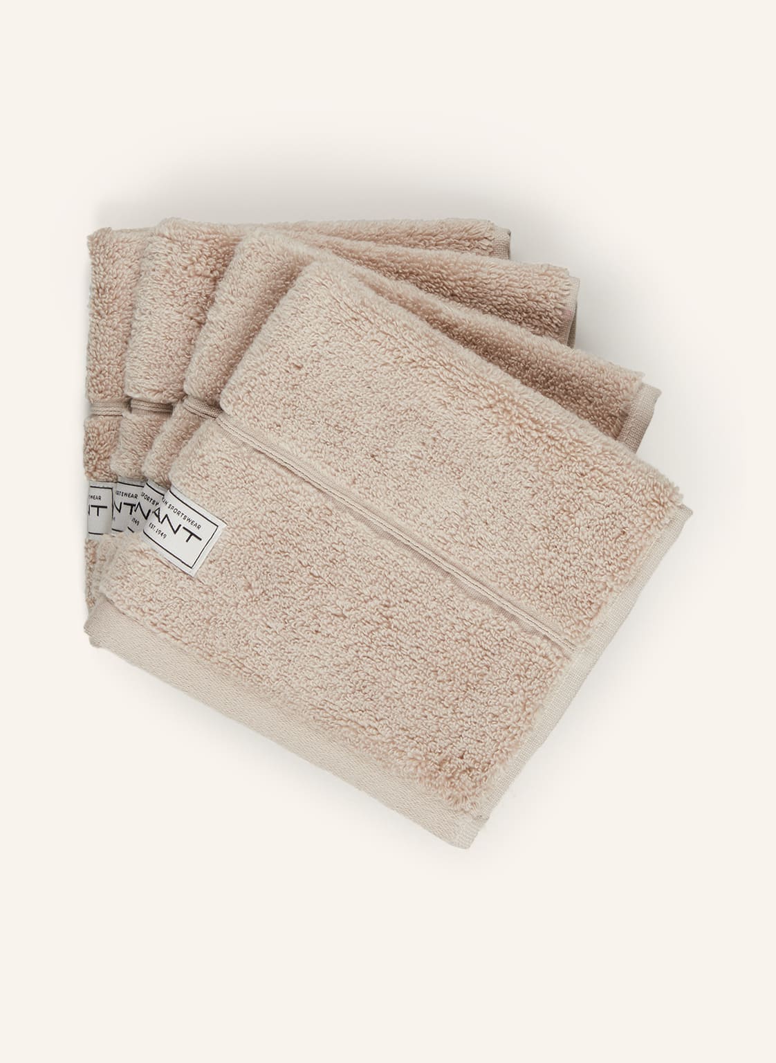 Gant Home 4er-Set Seiftücher beige Gant Home 4er-Set Seiftücher beige von GANT HOME