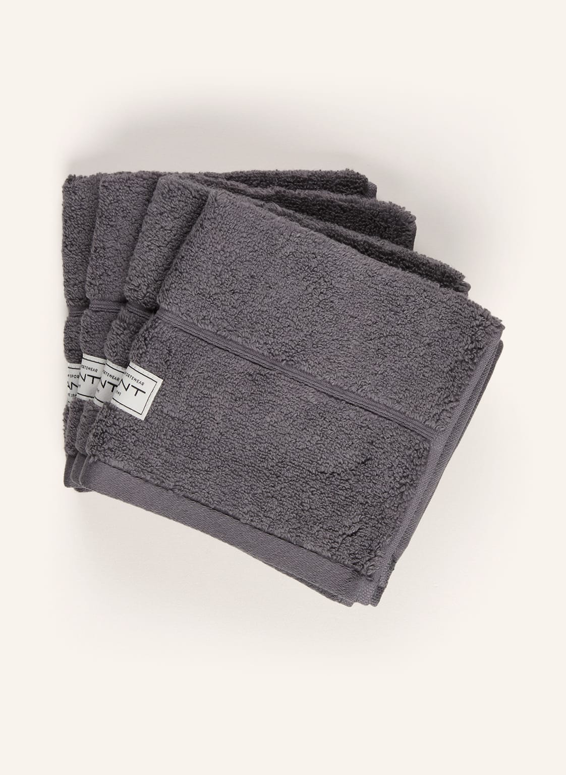 Gant Home 4er-Set Seiftücher grau Gant Home 4er-Set Seiftücher grau von GANT HOME