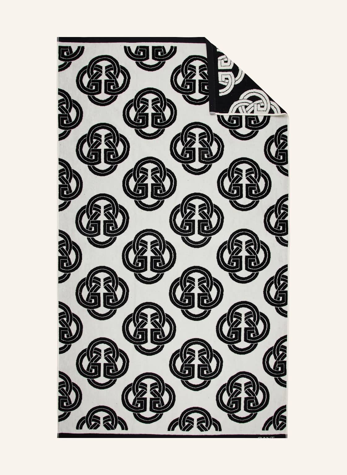 Gant Home Strandtuch schwarz Gant Home Strandtuch schwarz von GANT HOME