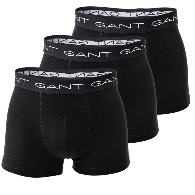 Boxershort 3er Pack Figurbetont Herren Schwarz S von GANT