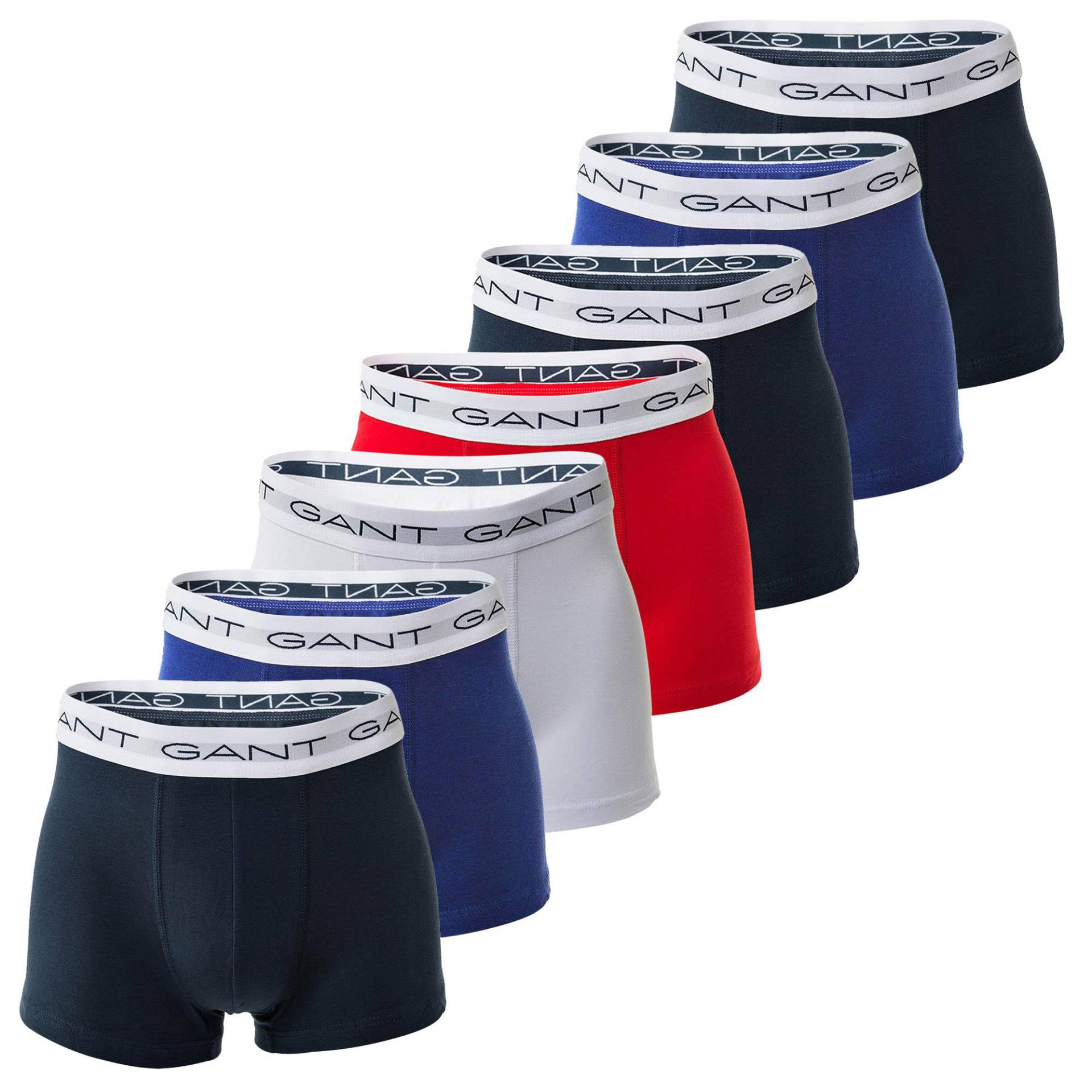 Boxershort Figurbetont Herren Multicolor 3XL von GANT