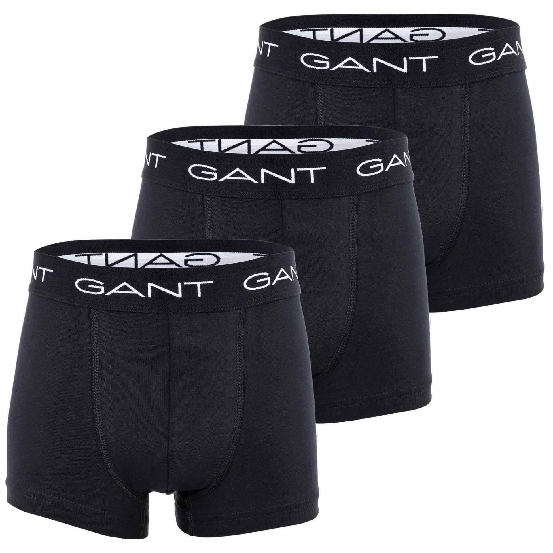 Gant - Boxershort  Figurbetont, 122/128, Schwarz von Gant