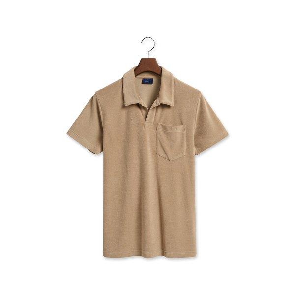 Poloshirt, Kurzarm Herren Beige M von GANT