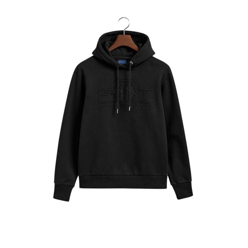 Hoodie Tonal Shield Herren Schwarz M von GANT