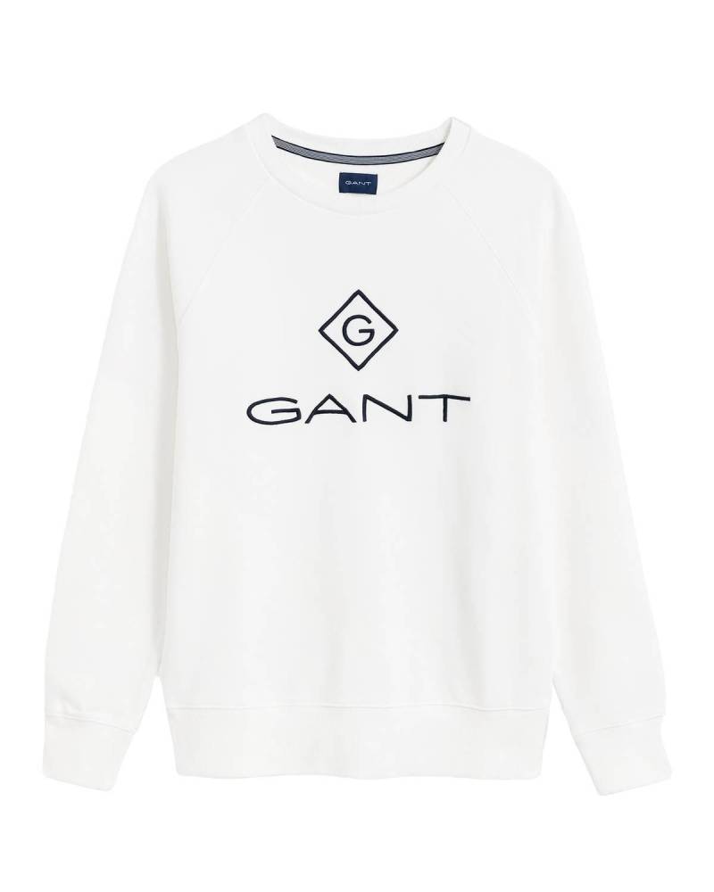 Sweatshirt Bequem Sitzend Herren Weiss 4XL von GANT