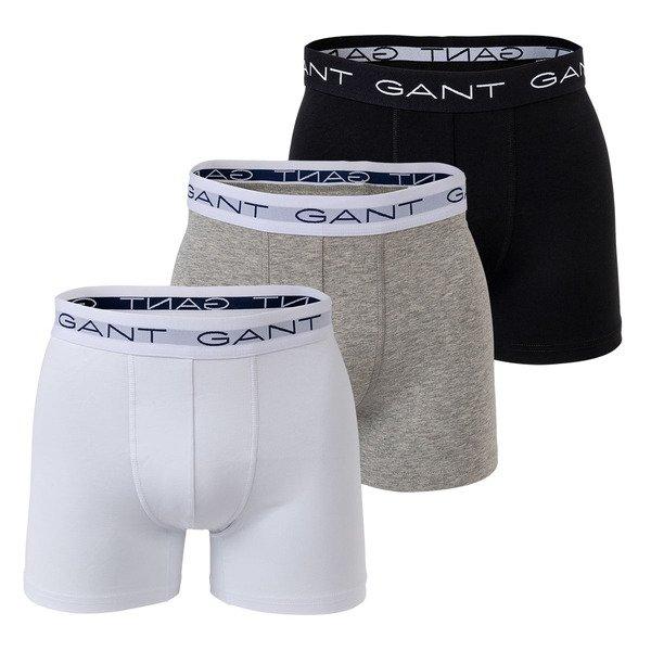 Boxershort 3er Pack Bequem Sitzend Herren Grau XXL von GANT