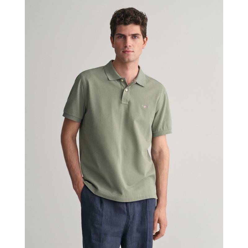 Gant - Polo Shirt, für Herren, Grün Größe L von Gant