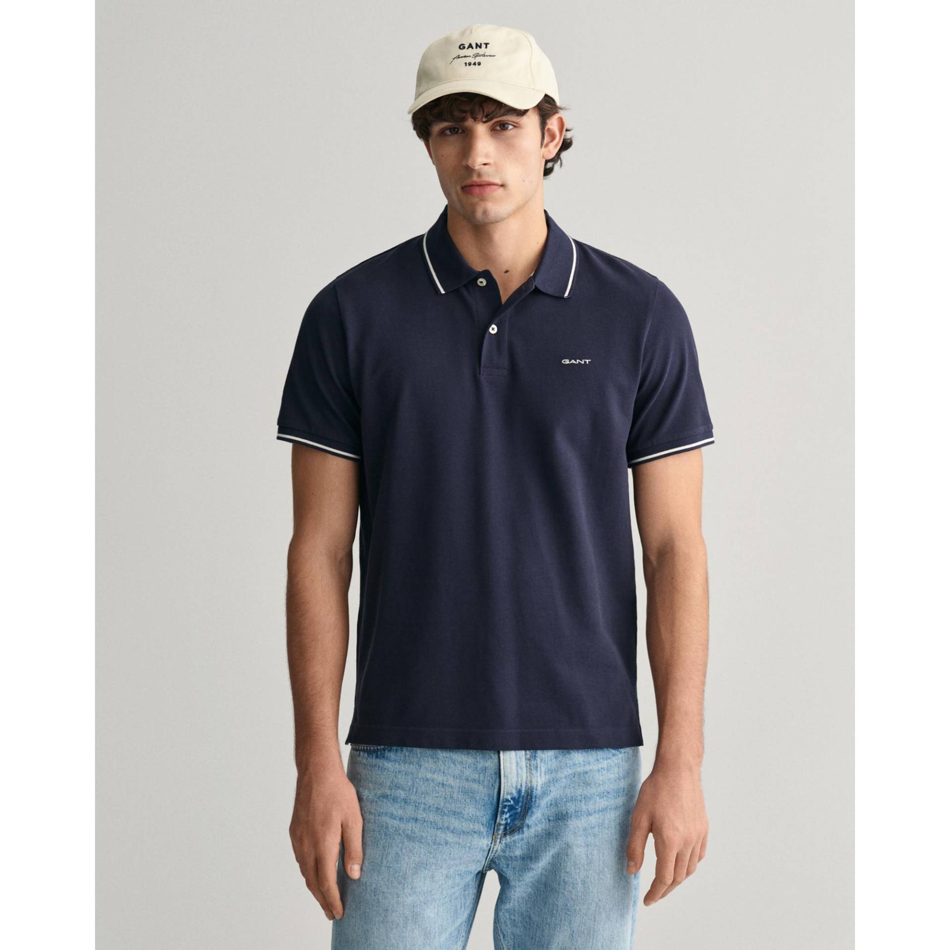 Poloshirt, Kurzarm Herren Marine 3XL von GANT