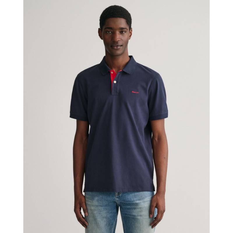 Poloshirt, Kurzarm Herren Marine XL von GANT