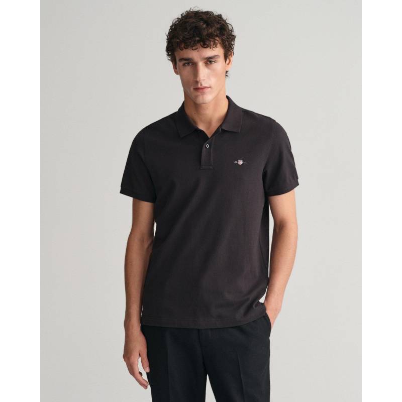 Poloshirt, Kurzarm Herren Noir  3XL von GANT