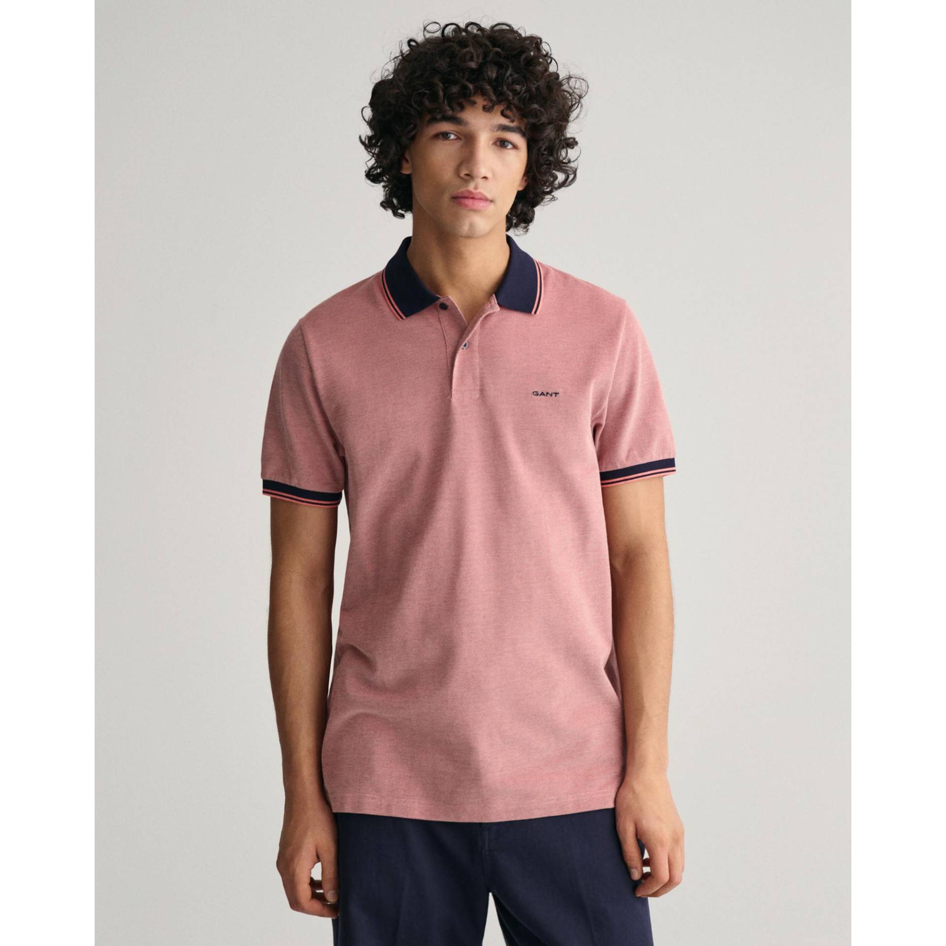 Poloshirt, Kurzarm Herren Pink XL von GANT