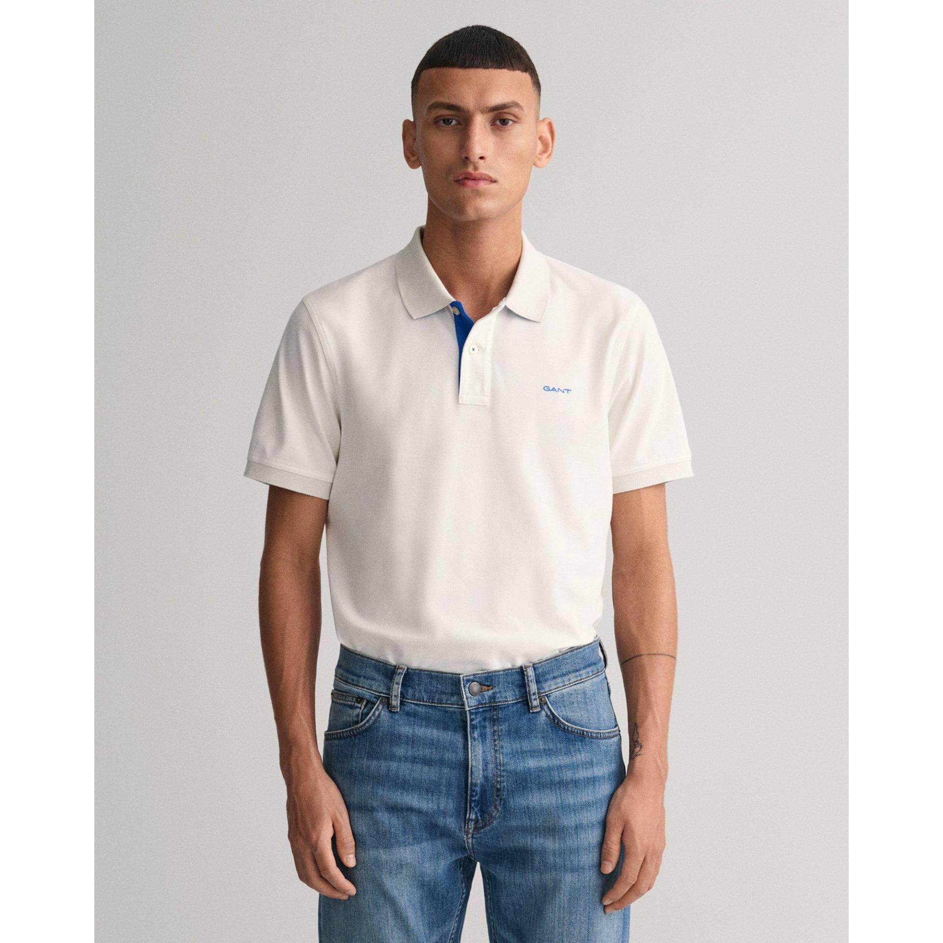 Gant - Poloshirt, kurzarm, für Herren, Weiss, Größe 3XL von Gant