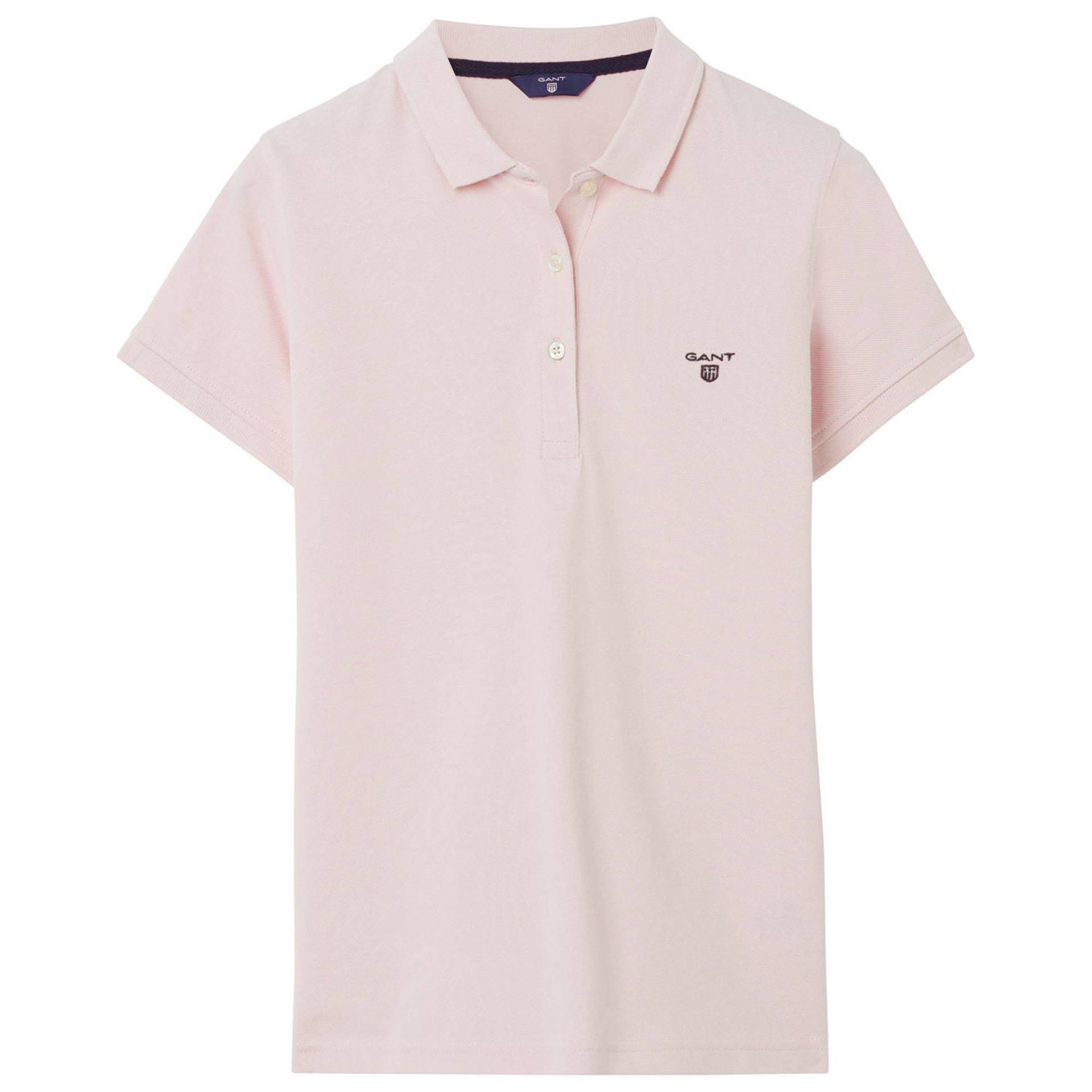 Poloshirt Bequem Sitzend Damen Hellrosa L von GANT