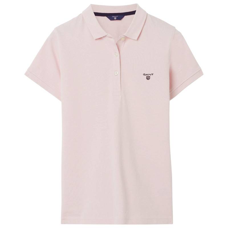 Poloshirt Bequem Sitzend Damen Hellrosa L von GANT