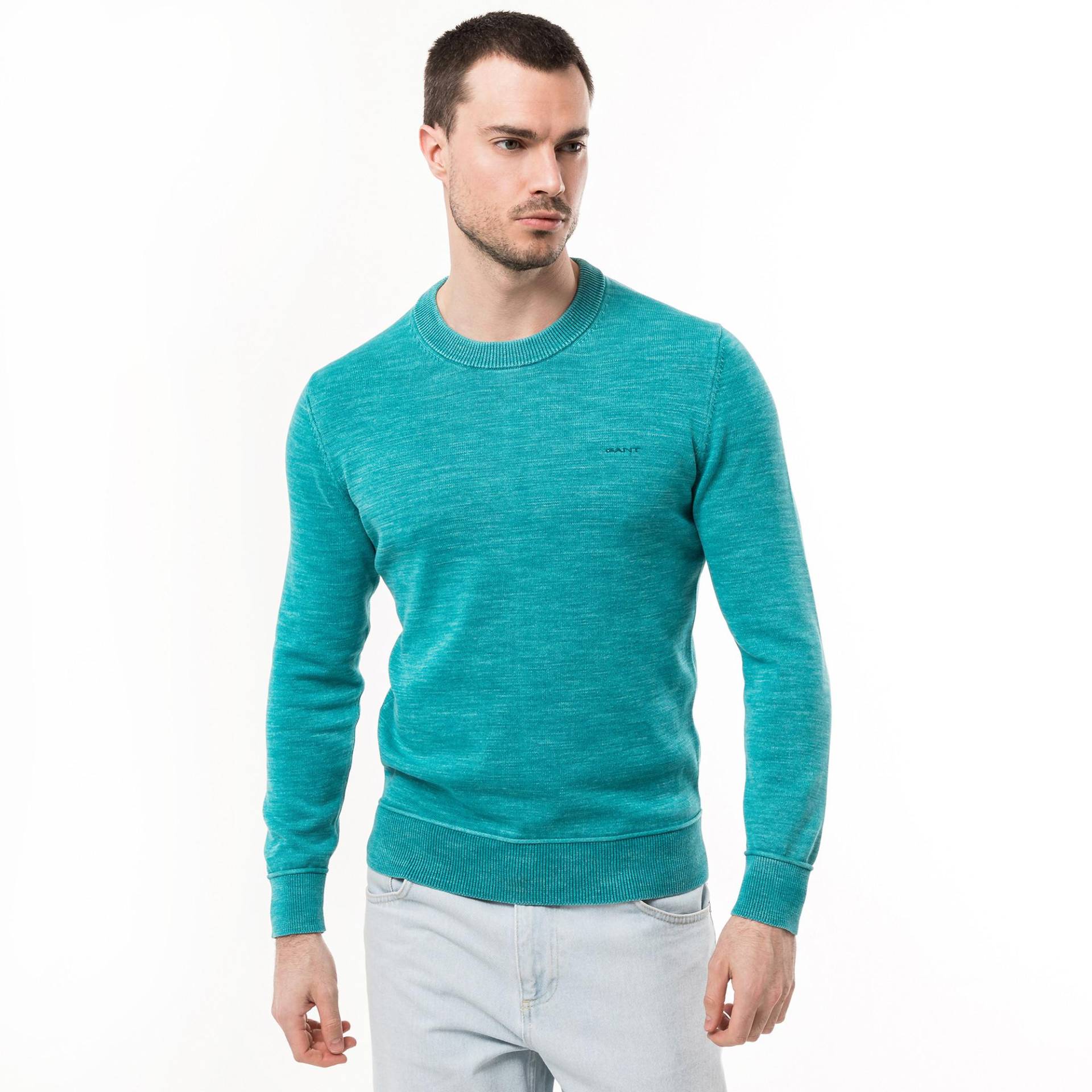 Gant - Pullover, für Herren, Türkisblau, Größe L von Gant