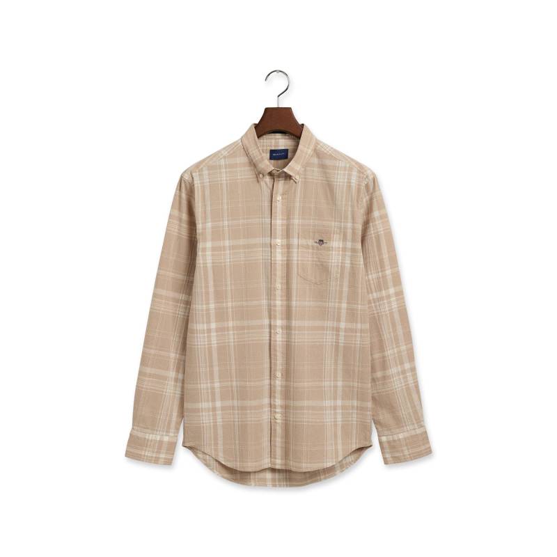 Gant - Hemd, kurzarm, für Herren, Beige Größe M von Gant