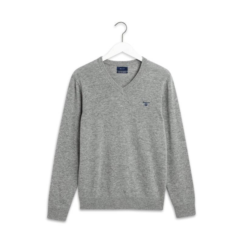 Pullover, Classic Fit, Langarm Herren Grau XXL von GANT