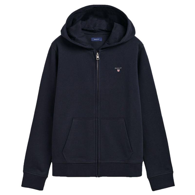 Sweatjacke Bequem Sitzend-the Original Full Zip Sweat Hoodie Mädchen Marine 122/128 von GANT