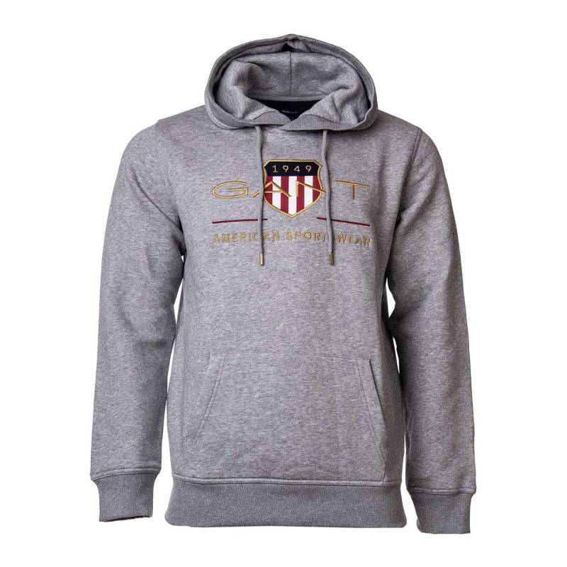 Sweatshirt Bequem Sitzend Herren Grau L von GANT