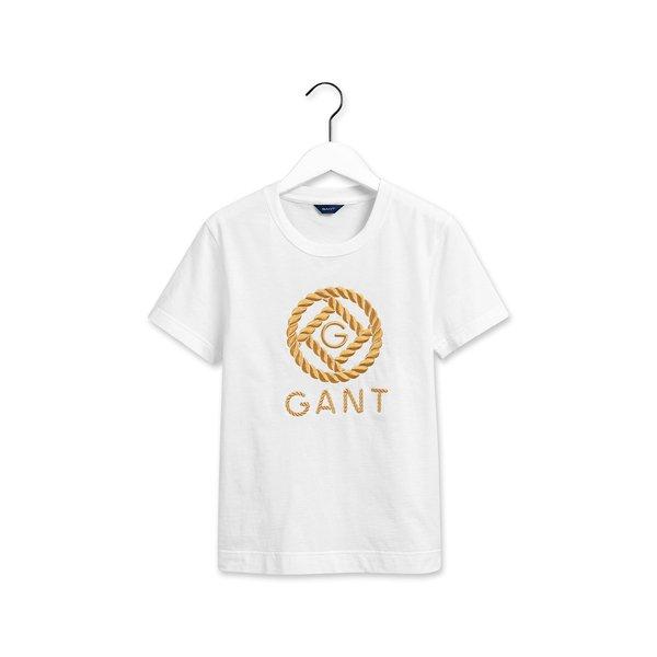 T-shirt, Kurzarm Damen Weiss M von GANT