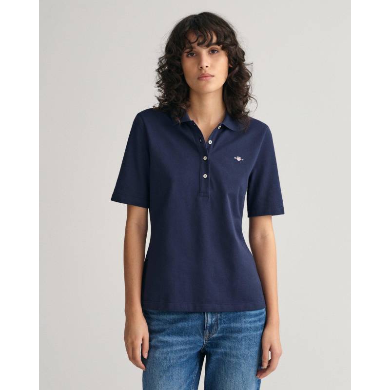 Gant - T-Shirt, für Damen, Dunkelblau, Größe XL von Gant