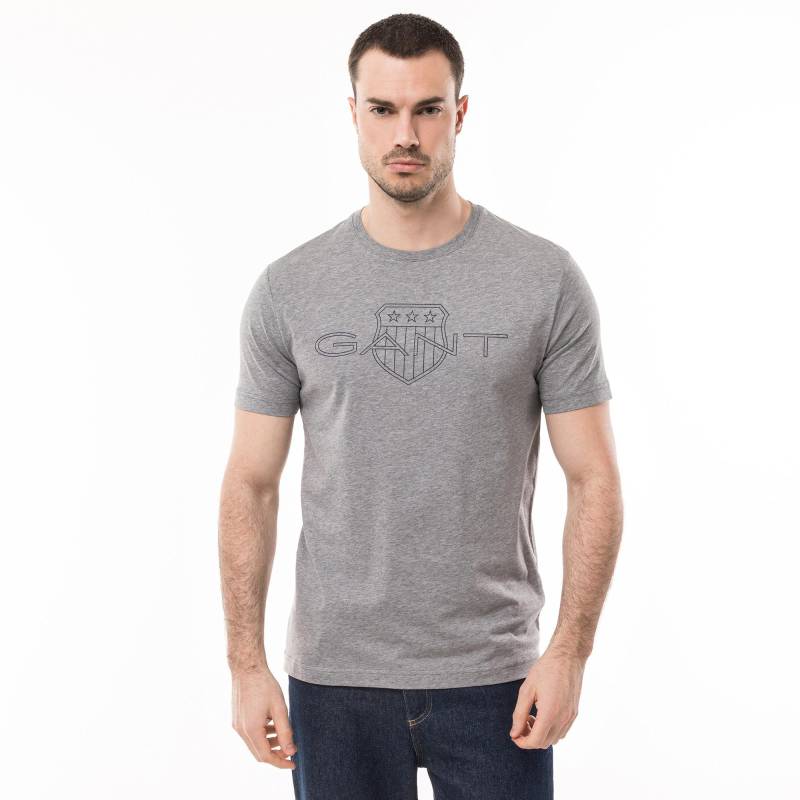 T-shirt Herren Grau M von GANT