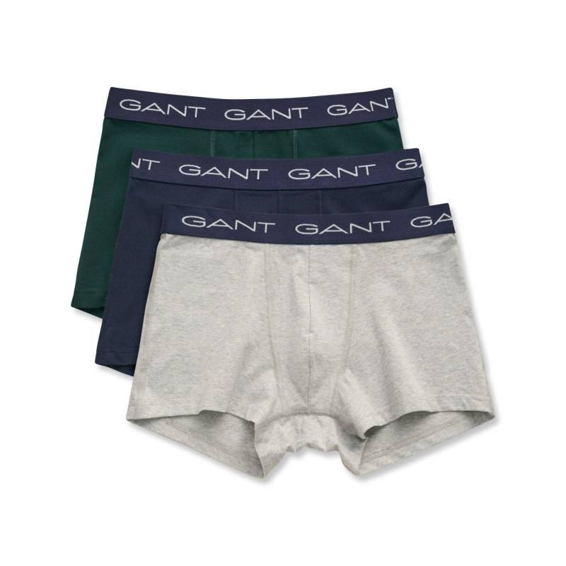 Gant - Triopack, Pantys, für Herren, Grau Melange, Größe L von Gant