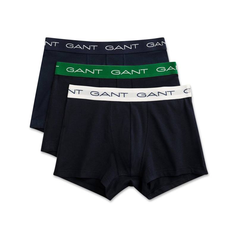 Gant - Triopack, Pantys, für Herren, Nachtblau, Größe L von Gant