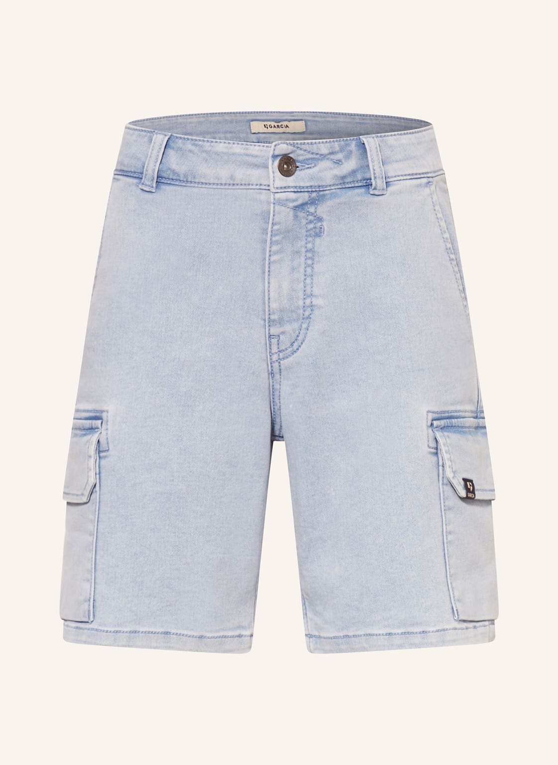 Garcia Jeansshorts Wide Leg Fit blau von GARCIA