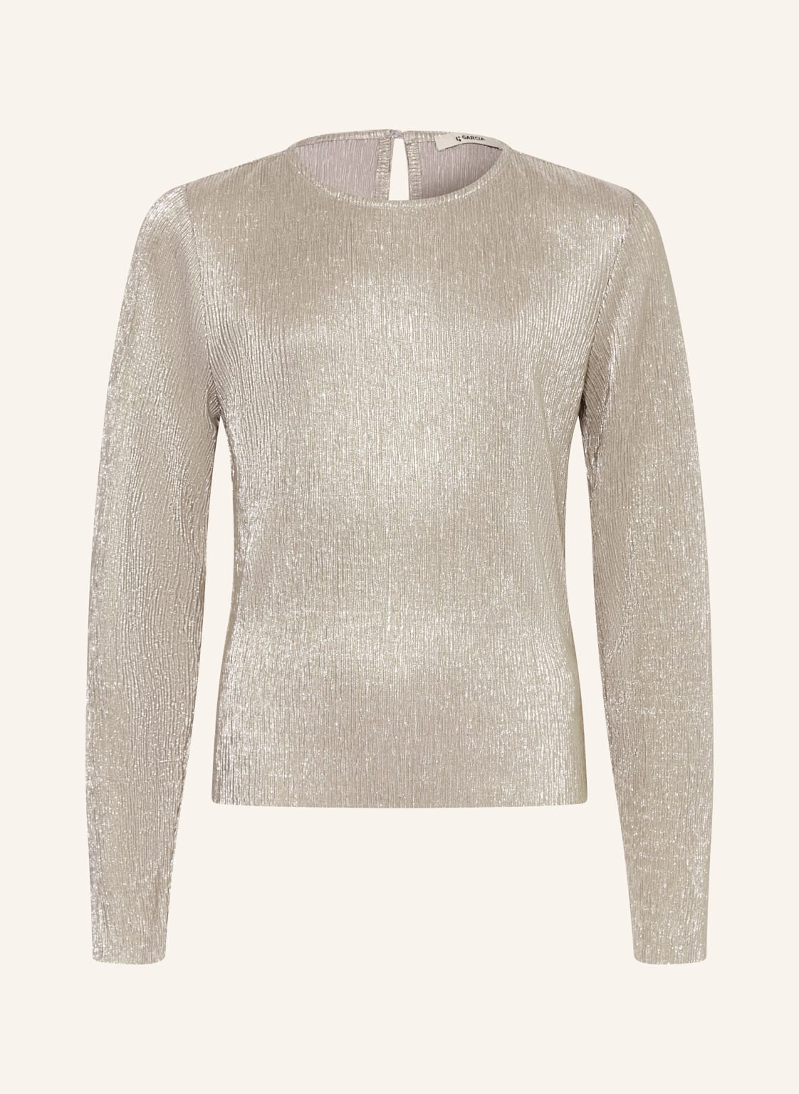 Garcia Longsleeve Mit Glitzergarn silber Garcia Longsleeve Mit Glitzergarn silber von GARCIA