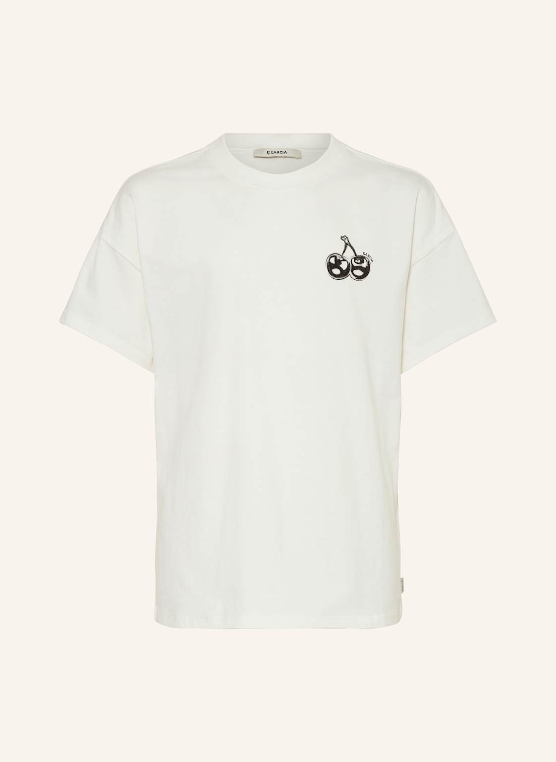 Garcia T-Shirt Mit Schmucksteinen weiss Garcia T-Shirt Mit Schmucksteinen weiss von GARCIA