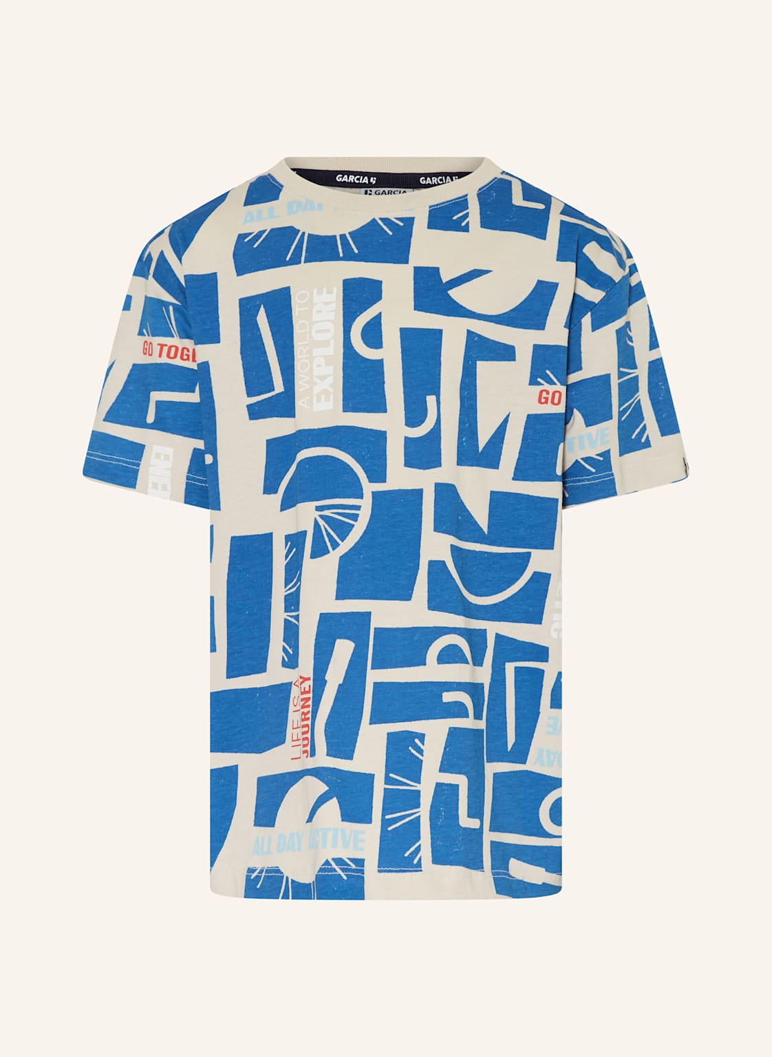 Garcia T-Shirt blau von GARCIA